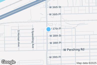 Map image of the property - 3743 S Kedzie Ave
