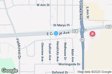 Map image of the property - 200 Frances St
