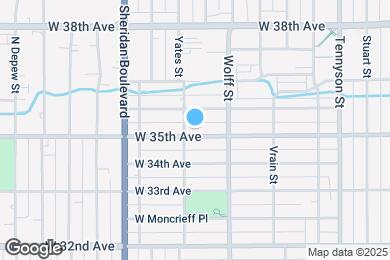 Map image of the property - 4945 W 35th Ave