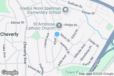 Map image of the property - 3101 63rd Ave