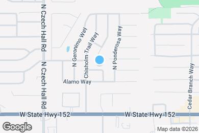 Map image of the property - 631 Hunters Way