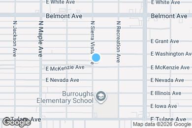 Map image of the property - 304 N Sierra Vista Ave