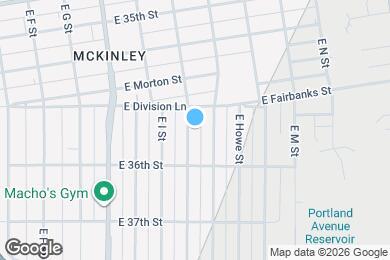 Map image of the property - 3577 E J St