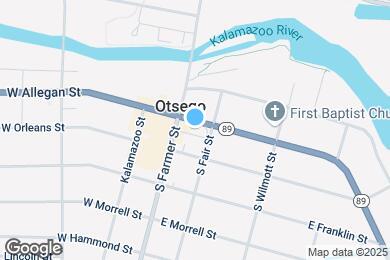 Map image of the property - 126 E Allegan St