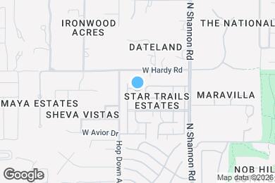 Map image of the property - 3065 W Tarina Ct