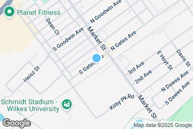 Map image of the property - 38 S Gates Ave