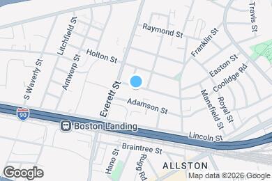 Map image of the property - 25 Aldie St