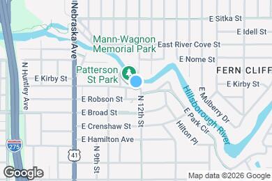Map image of the property - 1109 E Patterson St