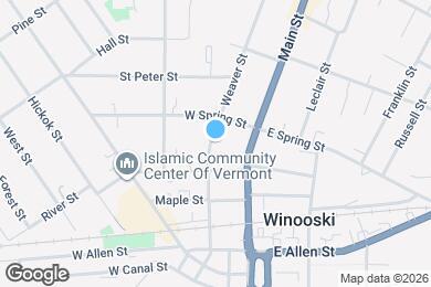 Map image of the property - 151 Weaver St