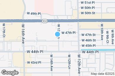 Map image of the property - 4670 W 13th Ln