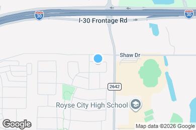 Map image of the property - 3213 Shady River Trail