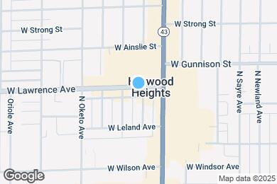 Map image of the property - 7245 W Lawrence Ave