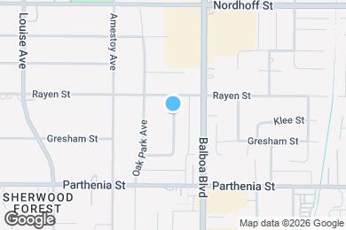 Map image of the property - 8833 Paso Robles Ave