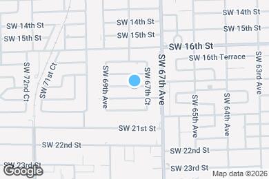 Map image of the property - 6790 SW 18th St