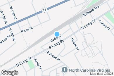 Map image of the property - 905 Cedar St