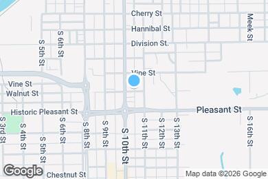 Map image of the property - 1046 Walnut St