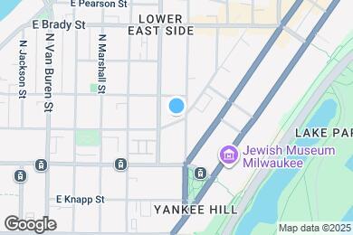 Map image of the property - 1124 E Lyon St