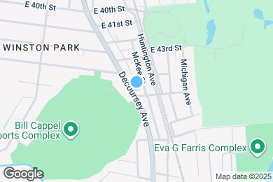 Map image of the property - 4344 Decoursey Ave