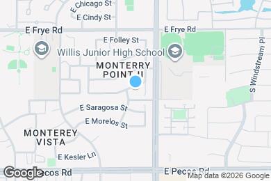 Map image of the property - 927 E Glenmere Dr
