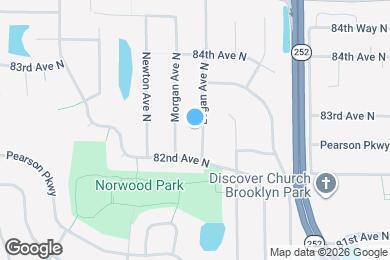 Map image of the property - 8217 Logan Ave N