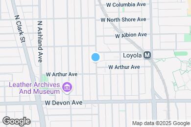 Map image of the property - 6522 N Glenwood Ave