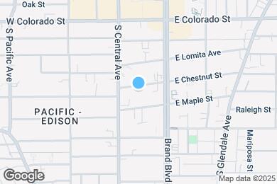 Map image of the property - 200 W Chestnut St
