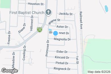 Map image of the property - 135 Magnolia Dr