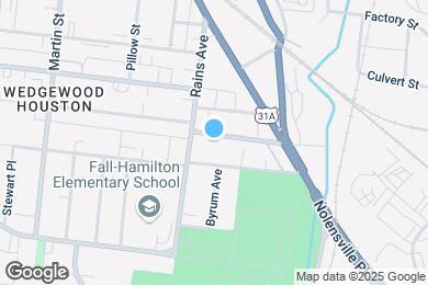 Map image of the property - 421 Moore Ave