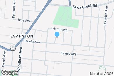 Map image of the property - 3316 Spokane Ave