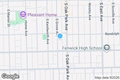 Map image of the property - 316 S Grove Ave