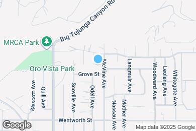 Map image of the property - 11110 Odell Ave