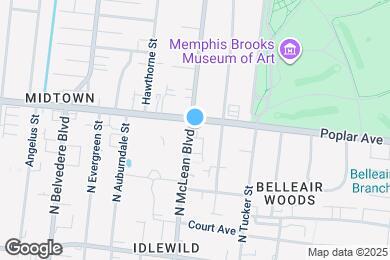 Map image of the property - 1855 Poplar Ave