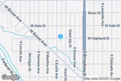 Map image of the property - 1213 W Highland St