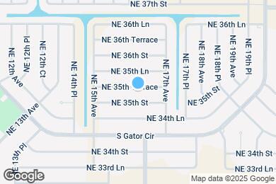 Map image of the property - 1606 NE 35th Terrace
