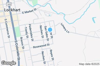 Map image of the property - 513 Sabine St