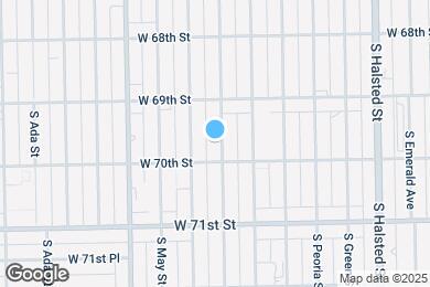 Map image of the property - 6942 S Carpenter St