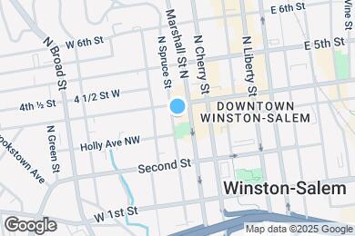 Map image of the property - 315 N Spruce St