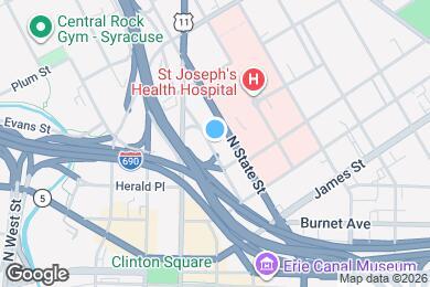 Map image of the property - 416 Pearl St