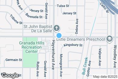 Map image of the property - 16542 Chatsworth St