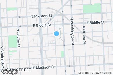 Map image of the property - 1021 Rutland Ave