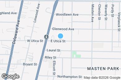 Map image of the property - 44 E Utica St