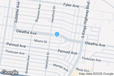 Map image of the property - 4976 Oleatha Ave