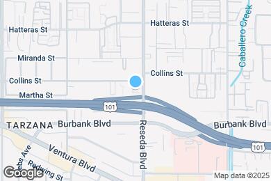 Map image of the property - Tarzana Terrace Apartments
