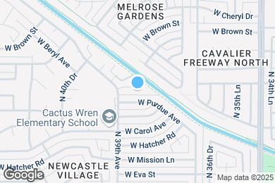 Map image of the property - 3835 W Camino Acequia