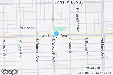 Map image of the property - 1851 W Chicago Ave