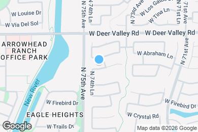 Map image of the property - 7464 W Lone Cactus Dr