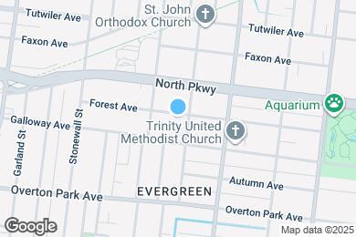 Map image of the property - 1641 Forest Ave