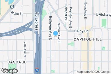 Map image of the property - 414 E Mercer St