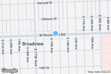 Map image of the property - 1418 W Roosevelt Rd