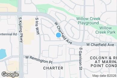 Map image of the property - 9604 W Chatfield Ave